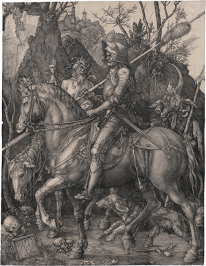 Lot 5050, Auction  123, Dürer, Albrecht, Ritter, Tod und Teufel